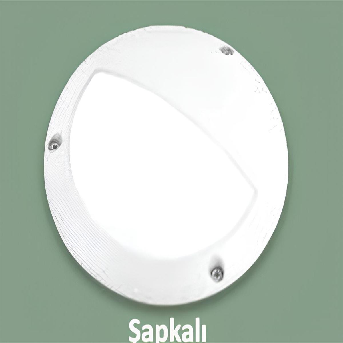 Şapkalı Beyaz 18W 1